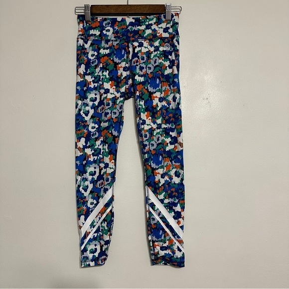 Tory Sport Printed Chevron 7/8 Leggings Size XS - Picture 3 of 8